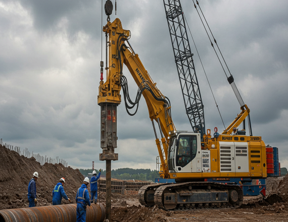 project 1 Hydraulic Hammer Piling Services